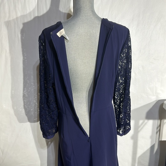 LOFT Outlet Navy Dress - Size 16 - Picture 7 of 8